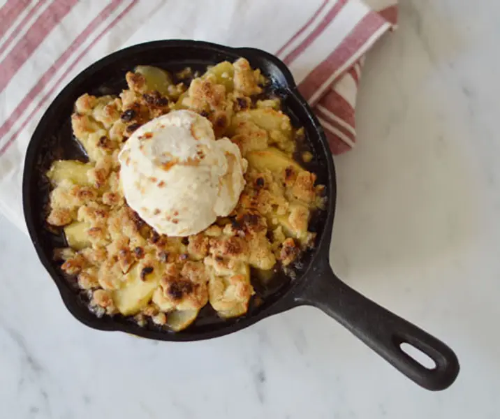 Crumble de manzana
