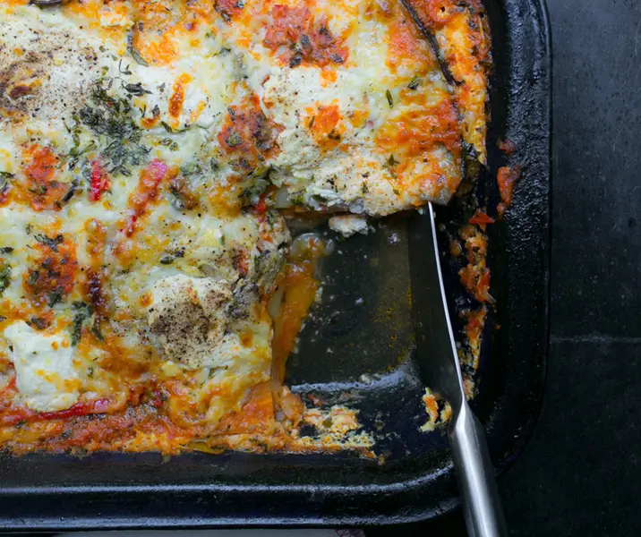 Lasaña de verduras