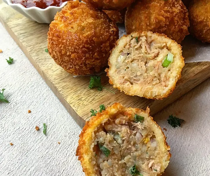 Croquetas de atún con arroz