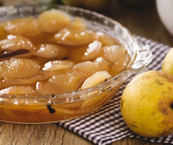 Compota de peras y naranja