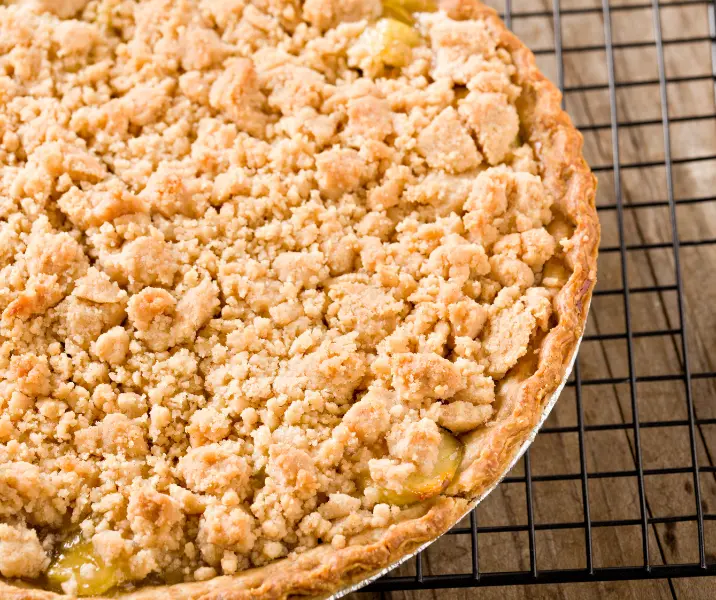 Crocante de manzanas y peras