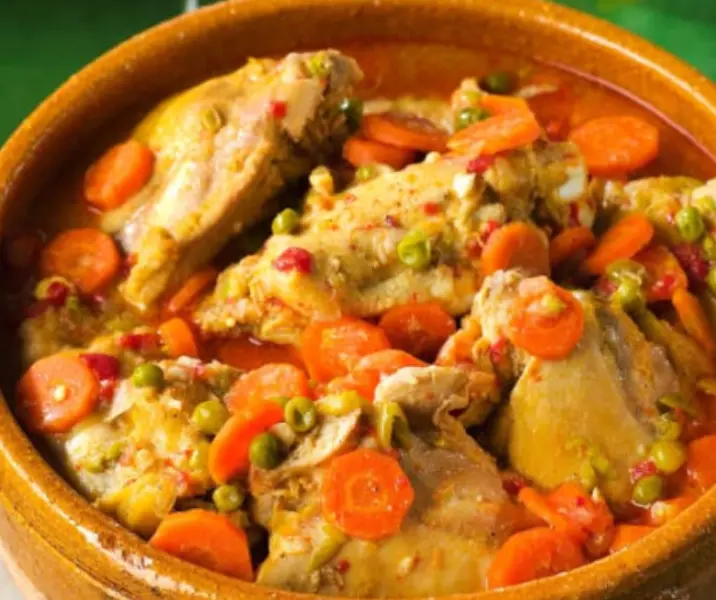 Pollo arvejado thermomix