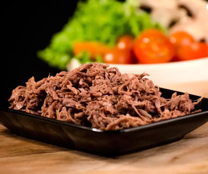 Carne mechada con arroz thermomix