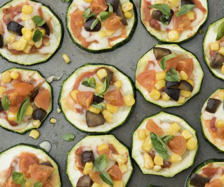 Pizzas de zapallo italiano