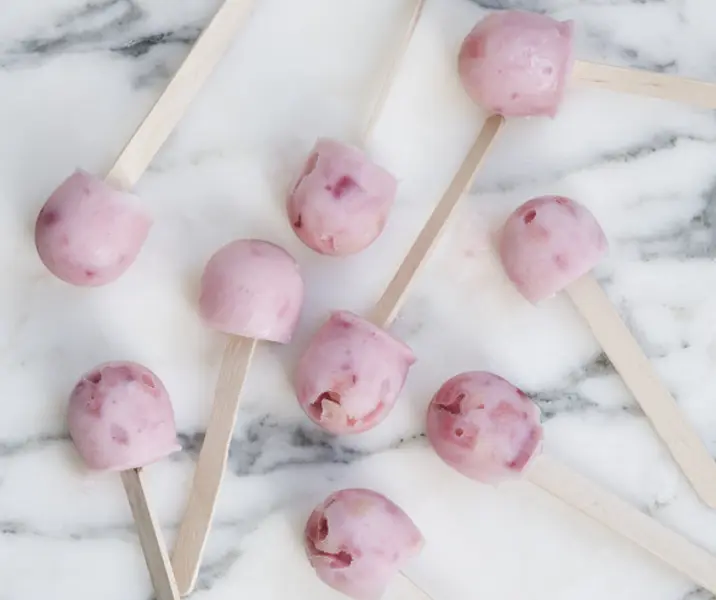 Paletas de yogurt