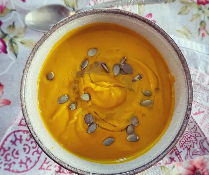 Sopa de zapallo thai