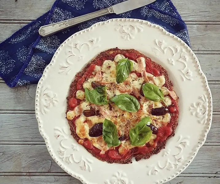 Pizza de coliflor