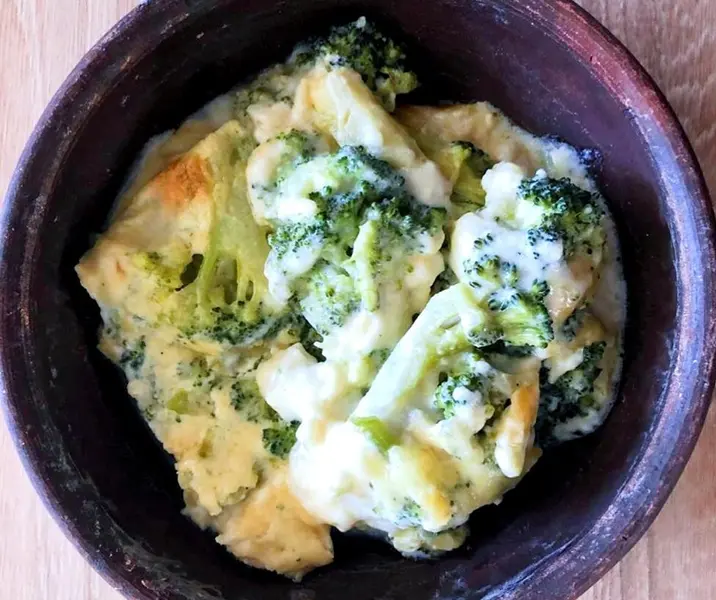 Gratín de brócoli light