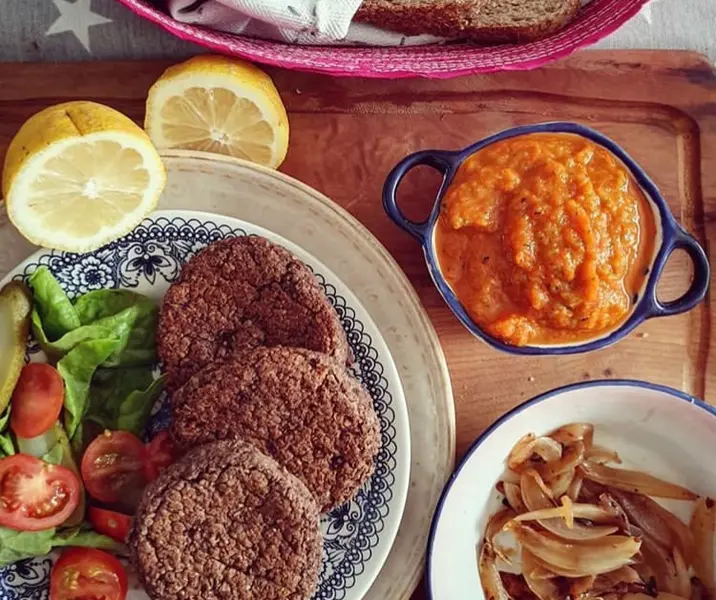 Hamburguesas de legumbres express