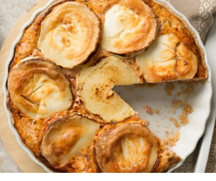 Quiche de pavo, tomate y queso thermomix