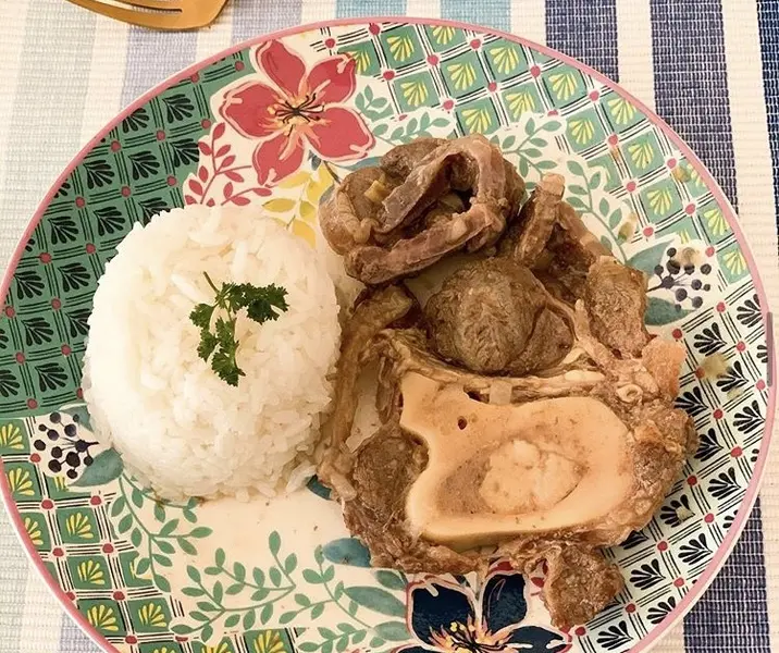 Osobuco al jugo con arroz