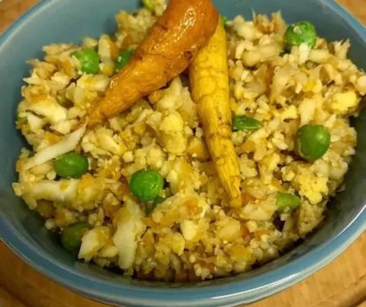 Arroz frito de coliflor thermomix