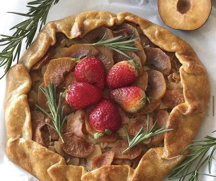Galette de ciruelas