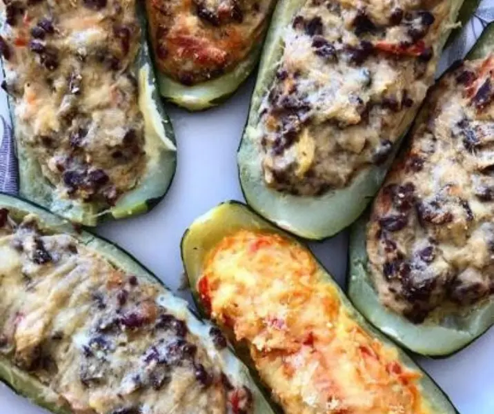 Zapallos italianos rellenos thermomix