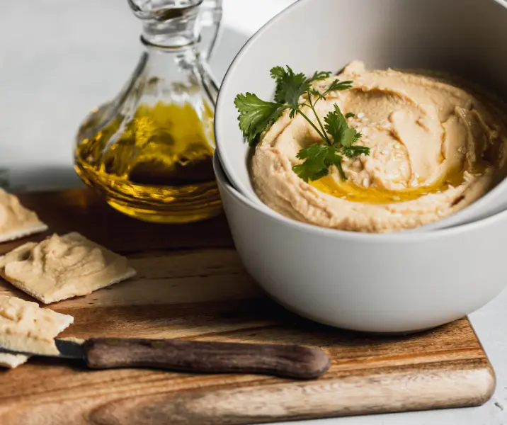Hummus de maní thermomix