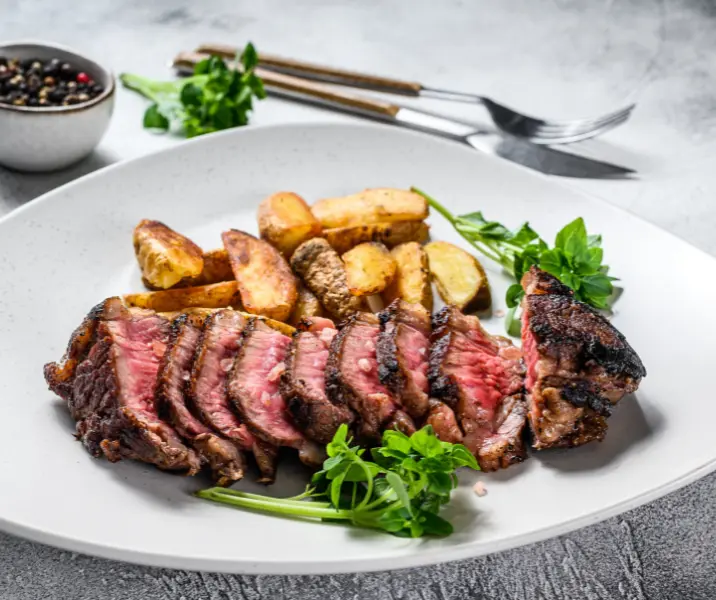 Filete con papas alemanas thermomix