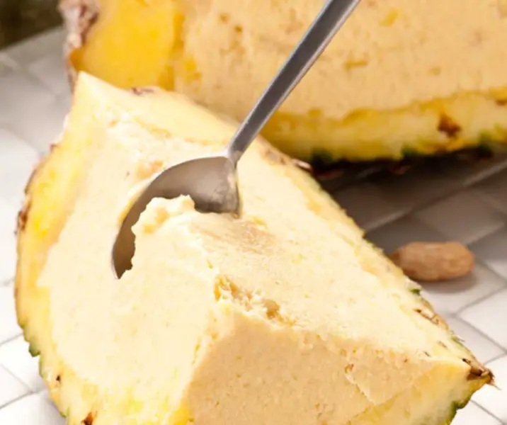 Helado de piña y vokda thermomix