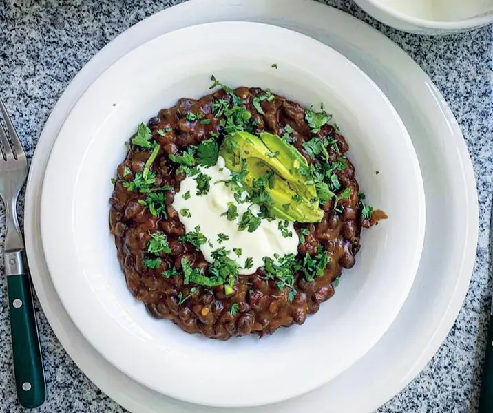 Chili de porotos negros fácil