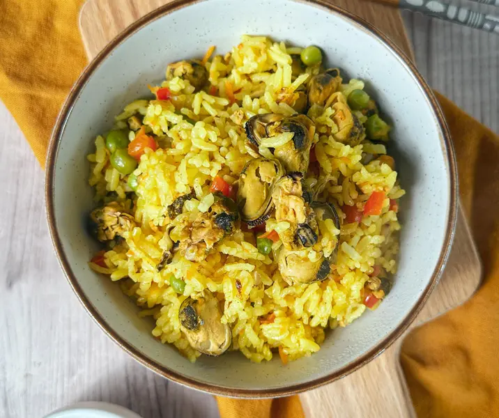 Arroz con choritos fácil