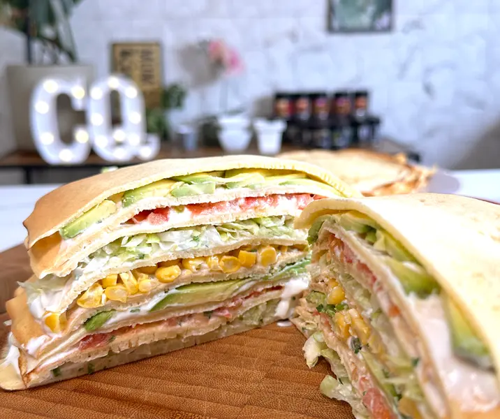 Torta de panqueques fría