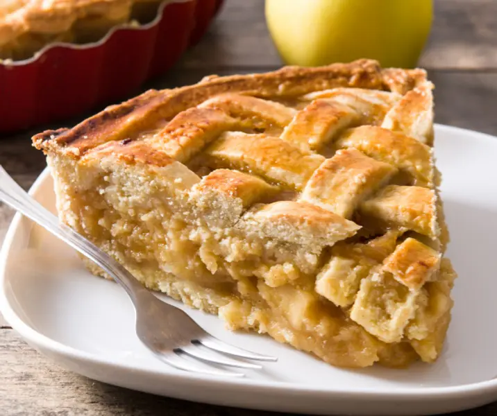 Pastel de manzana y nueces