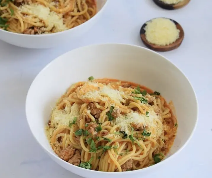 Spaguetti a la bolognesa