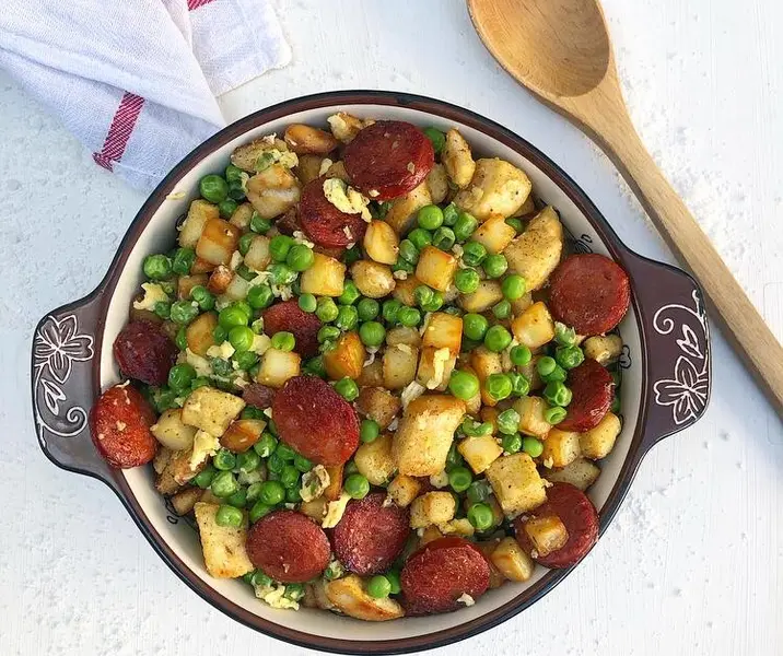 Fricasé de longaniza fácil