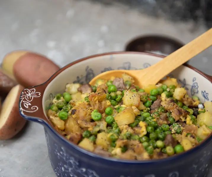 Fricasé de carne fácil
