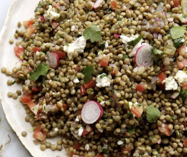 Ensalada de lentejas
