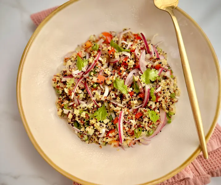 Ensalada de quínoa turca