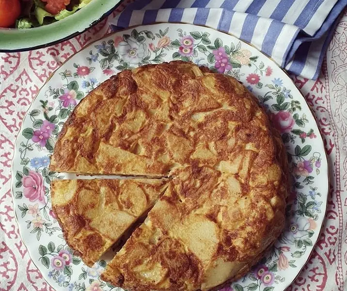 Tortilla de papas a mi manera