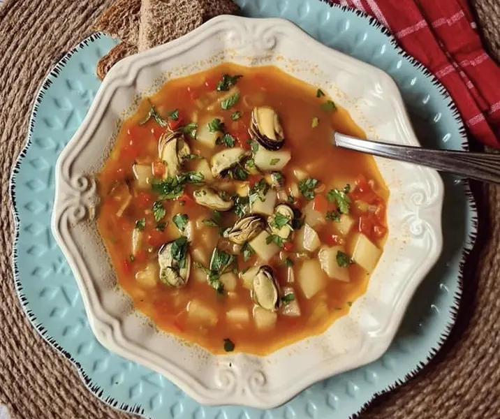 Sopa de choritos