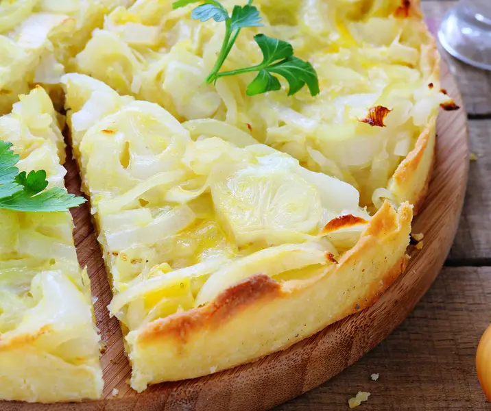 Quiche de cebolla