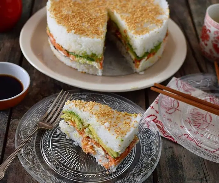 Torta de sushi