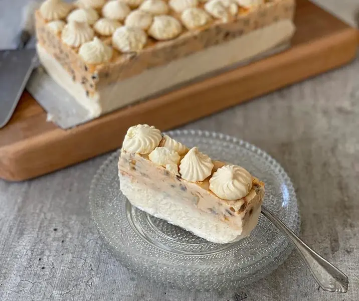 Parfait de crema pastelera y maracuyá