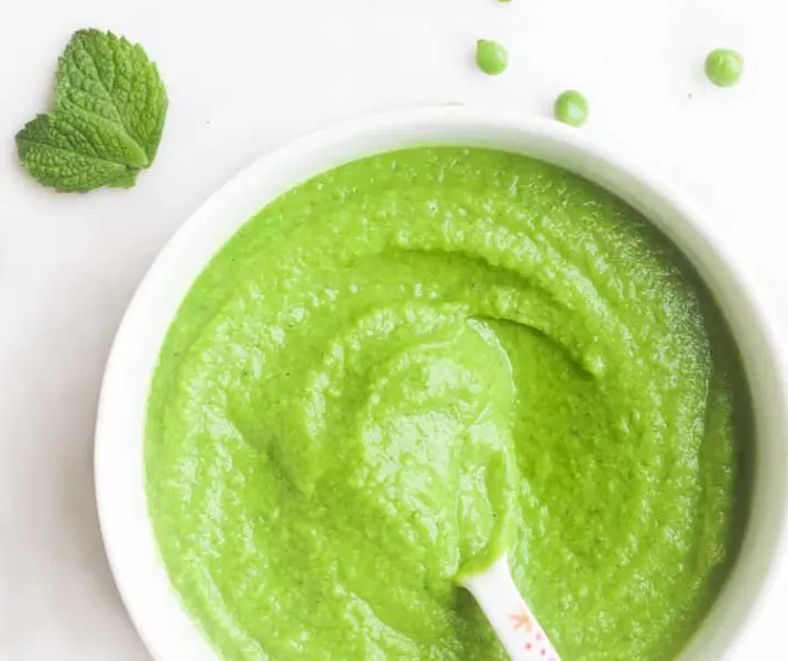 Papilla pollo verduras - verde