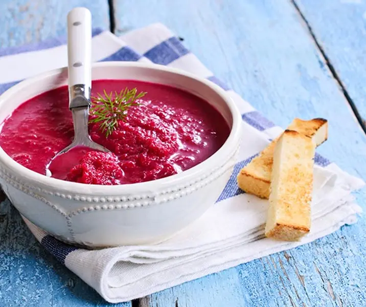 Papilla de pollo betarraga - roja