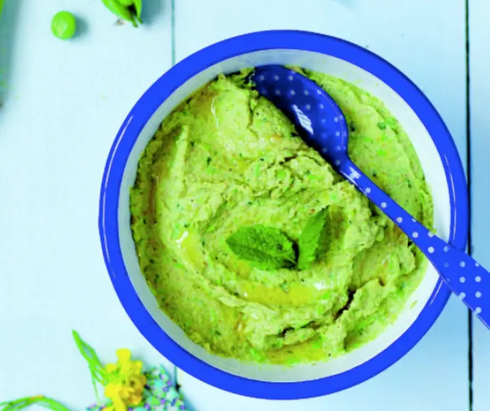 Papilla carne verduras - verde