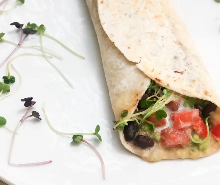 Burritos vegetarianos