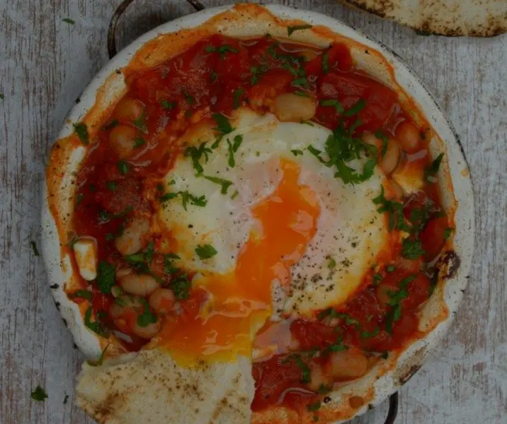 Paila de shakshuka