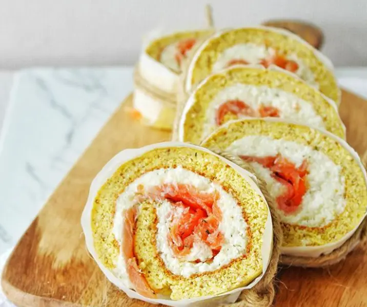 Medallones de palmito, queso y salmón