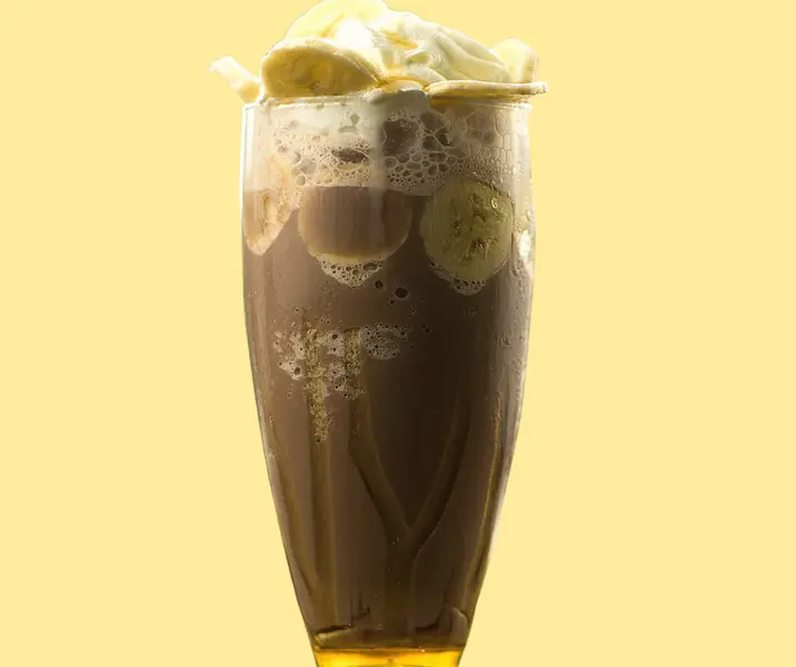 Milkshake choco plátano y mantequilla de maní