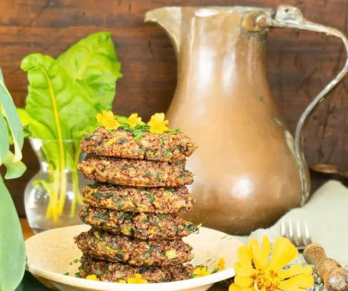 Hamburguesas de quínoa y acelga