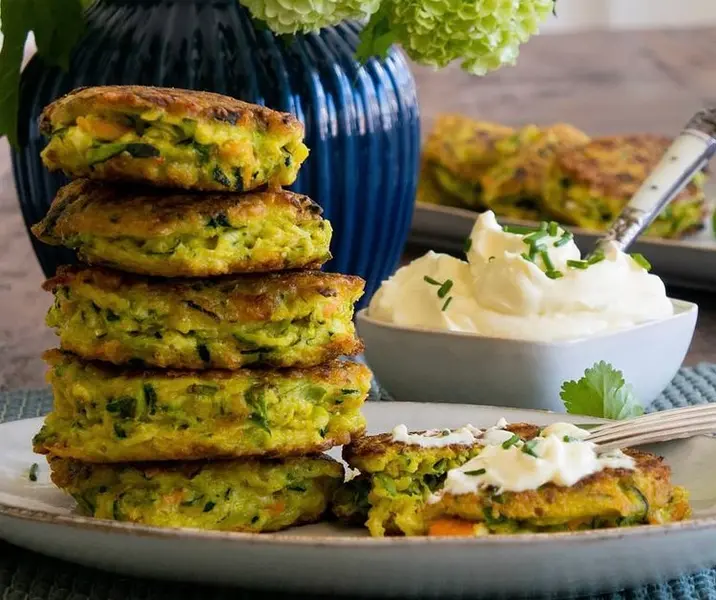 Hamburguesas de zapallo italiano