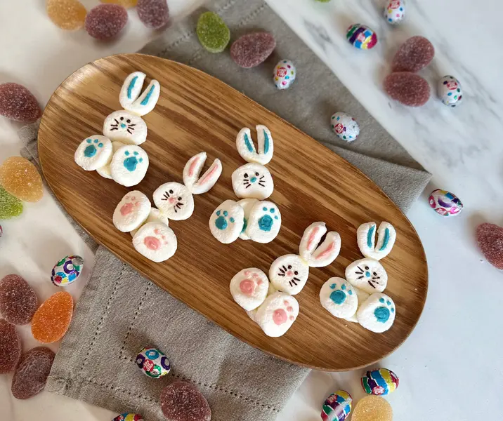 Conejitos de marshmallows