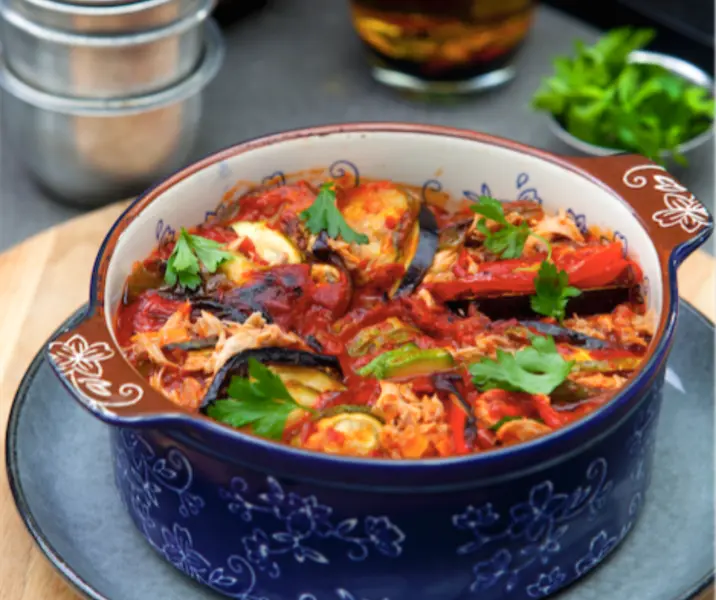 Ratatouille de jurel