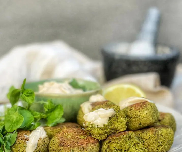 Falafel horneado