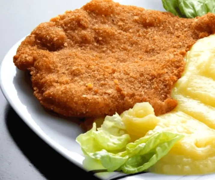 Milanesa con puré