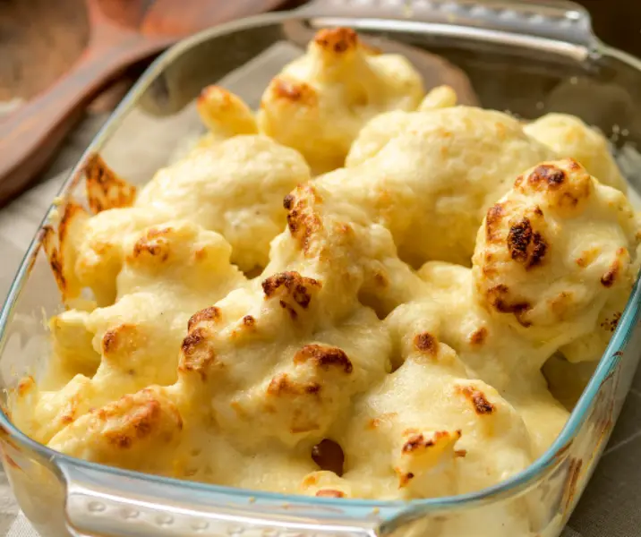 Coliflor con bechamel thermomix