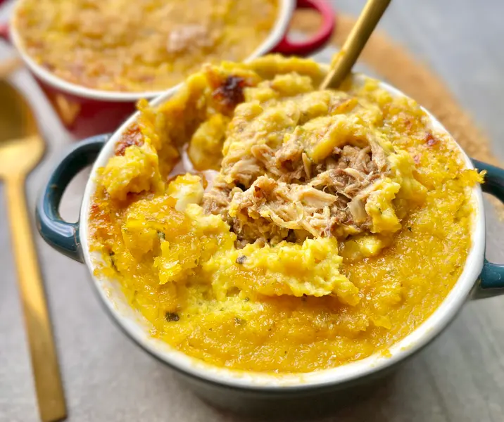 Pastel de choclo con jurel